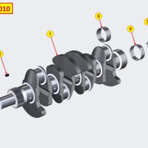 CRANKSHAFT KDI 2504 M/MT/TCR